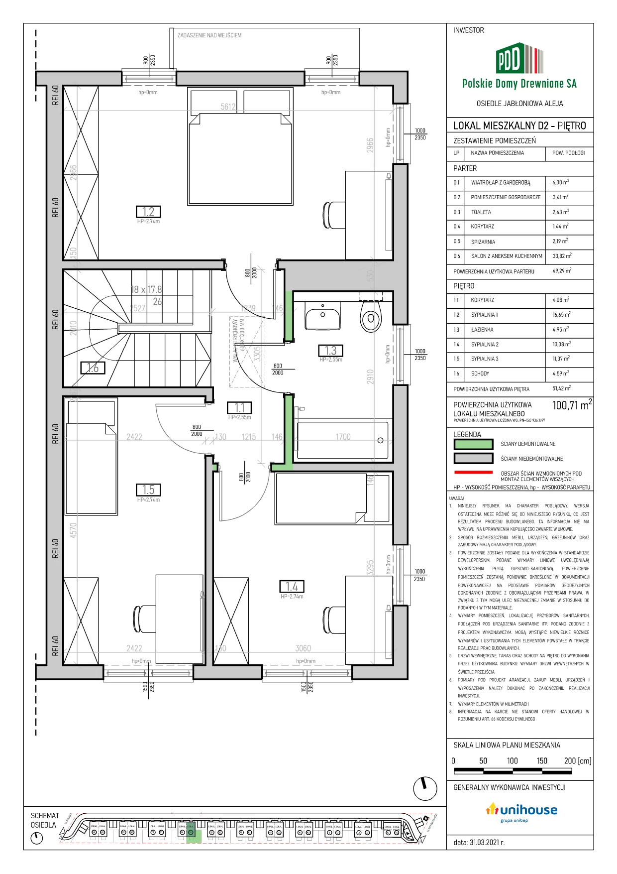 Dom 100,71 m², oferta nr D2, Osiedle Jabłoniowa Aleja, Choroszcz, ul. Rybacka