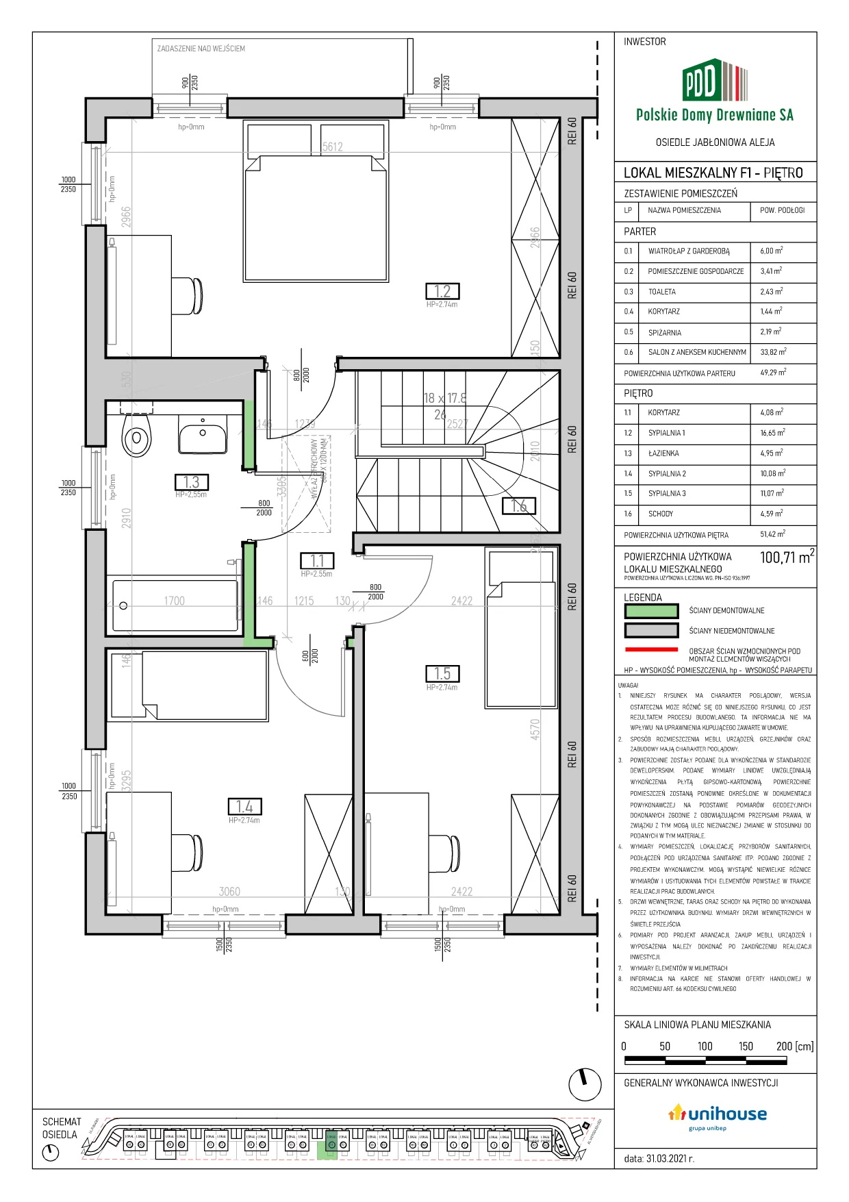 Dom 100,71 m², oferta nr F1, Osiedle Jabłoniowa Aleja, Choroszcz, ul. Rybacka