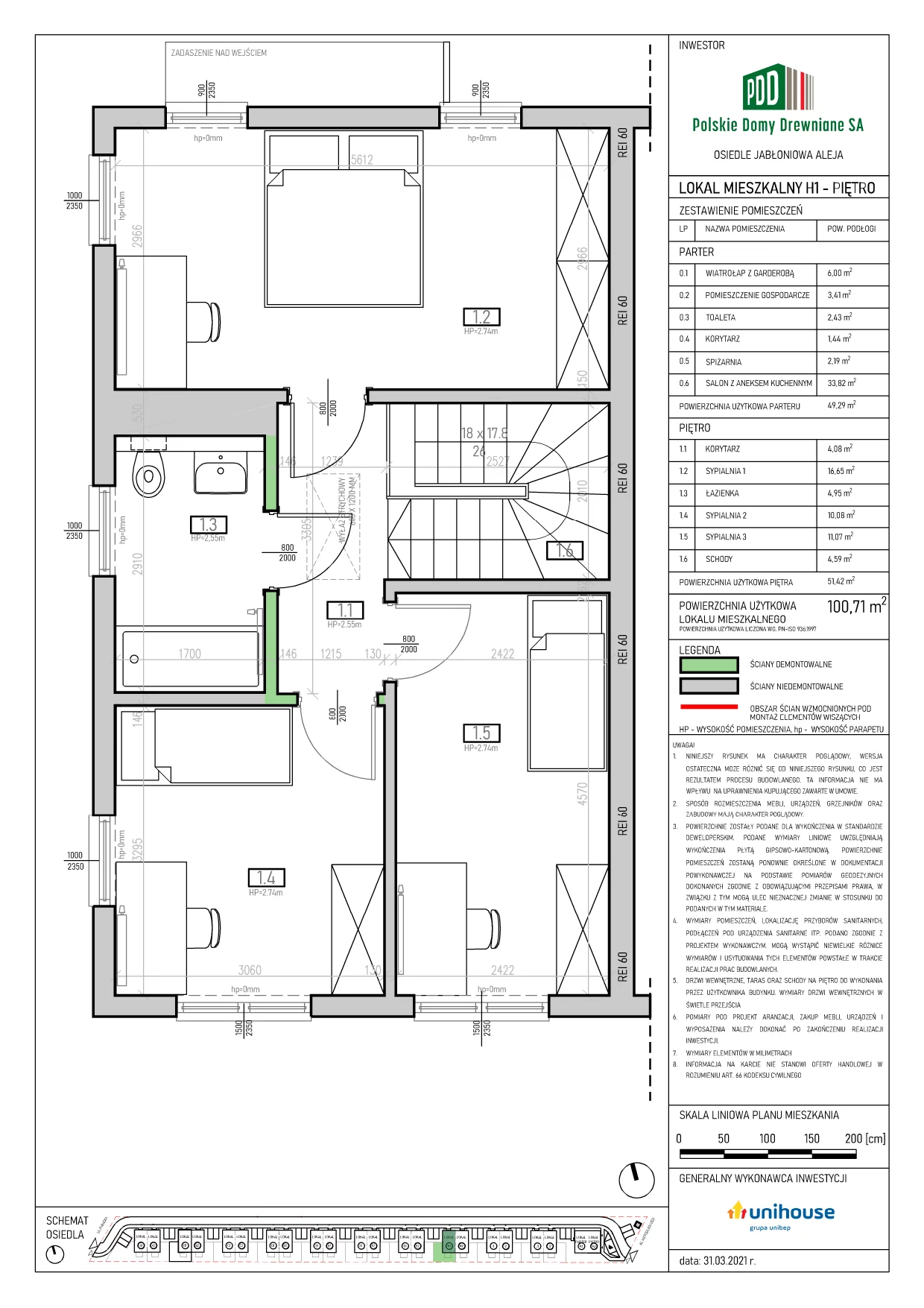 Dom 100,71 m², oferta nr H1, Osiedle Jabłoniowa Aleja, Choroszcz, ul. Rybacka