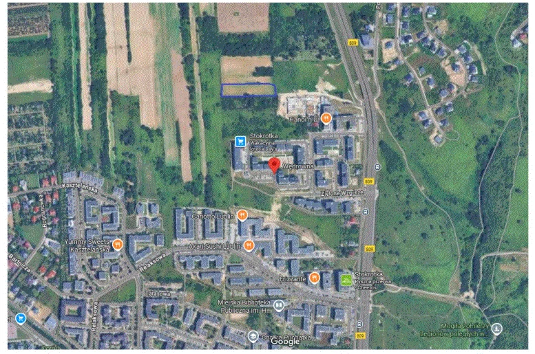 Działka 4 808,00 m², oferta nr , Działka-Lublin, Lublin, Sławin, ul. Wędrowna