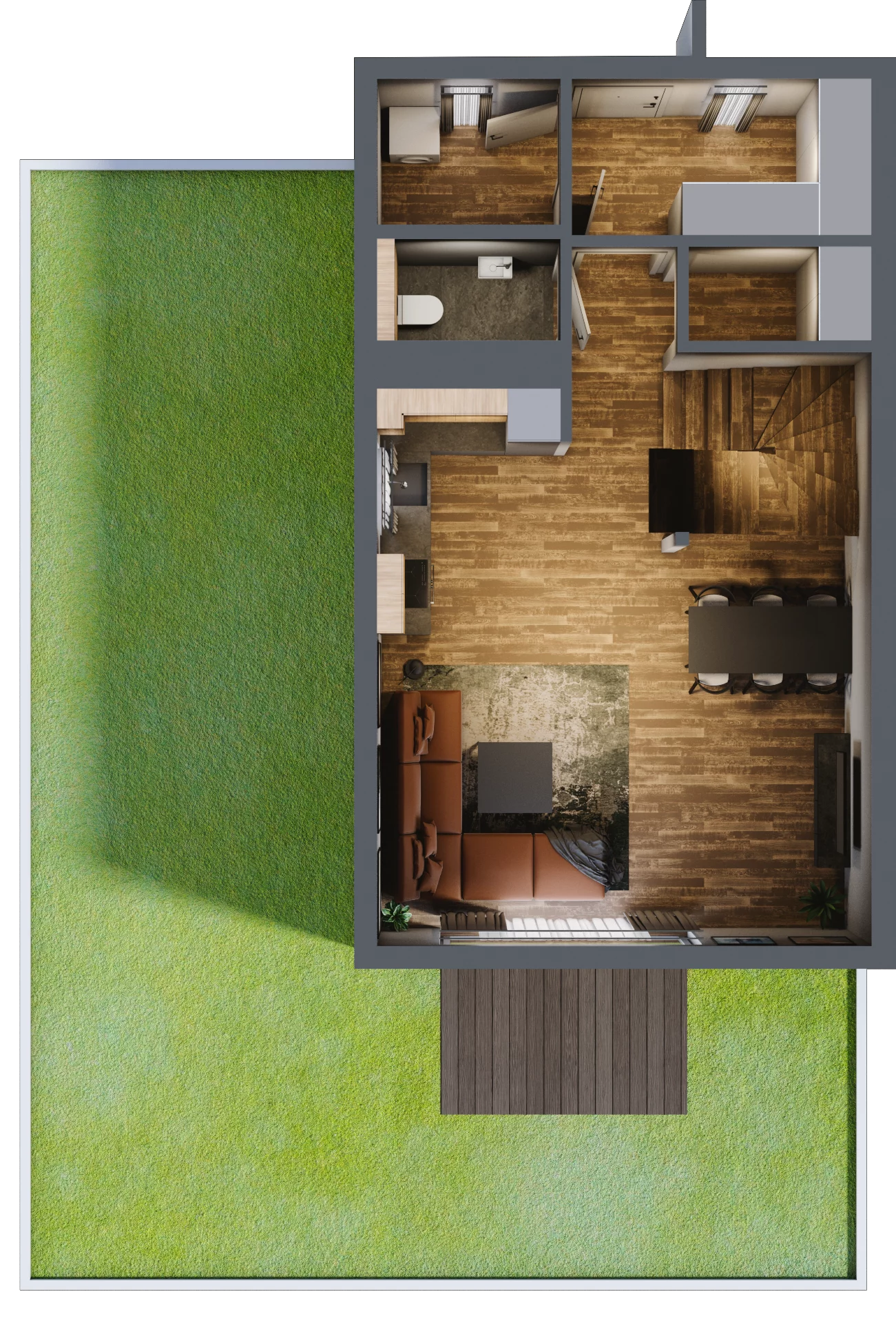 Dom 100,71 m², oferta nr F1, Osiedle Jabłoniowa Aleja, Choroszcz, ul. Rybacka