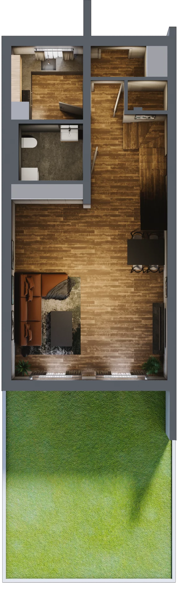 Dom 106,70 m², oferta nr 7G, Domy na Pszennej, Łódź, Polesie, Stare Polesie, ul Pszenna 7