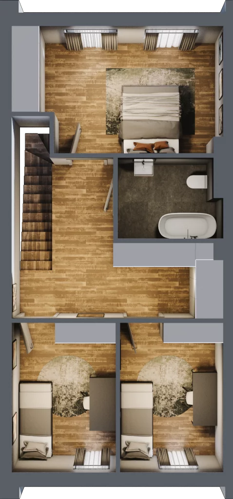 Dom 108,80 m², oferta nr 7D, Domy na Pszennej, Łódź, Polesie, Stare Polesie, ul Pszenna 7