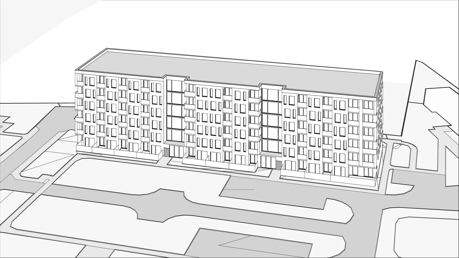 Wirtualna makieta 3D mieszkania 43.14 m², B2.125