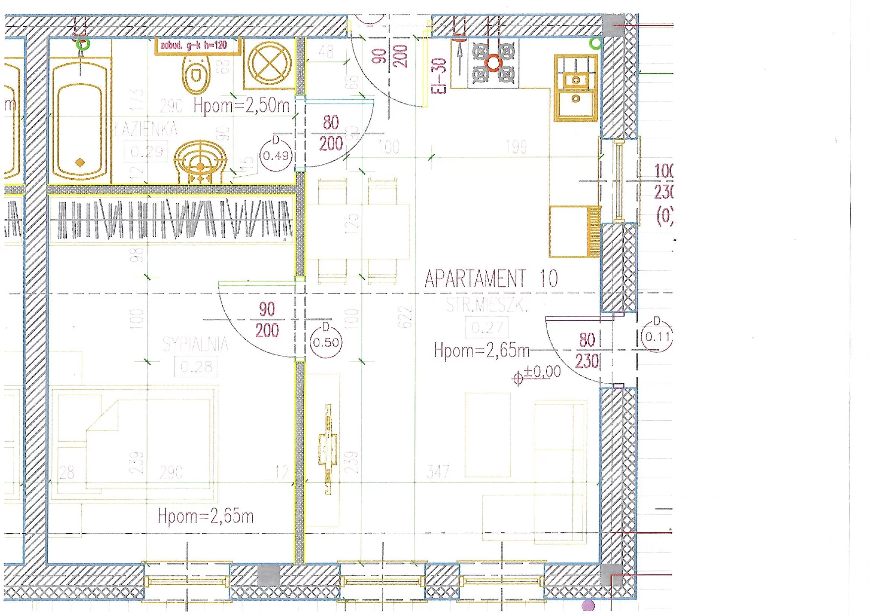 2 pokoje, apartament 39,29 m², parter, oferta nr 10, Perła Mórz, Sianożęty, ul. Lotnicza 1