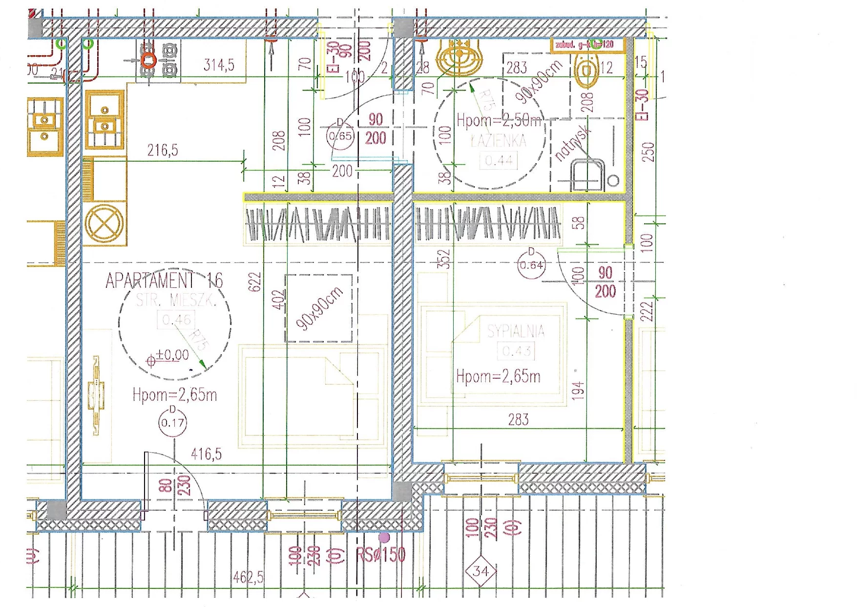 Apartament 31,55 m², parter, oferta nr 16, Perła Mórz, Sianożęty, ul. Lotnicza 1