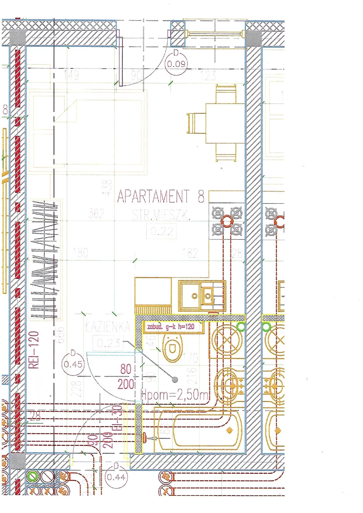 Apartament 23,63 m², parter, oferta nr 8, Perła Mórz, Sianożęty, ul. Lotnicza 1