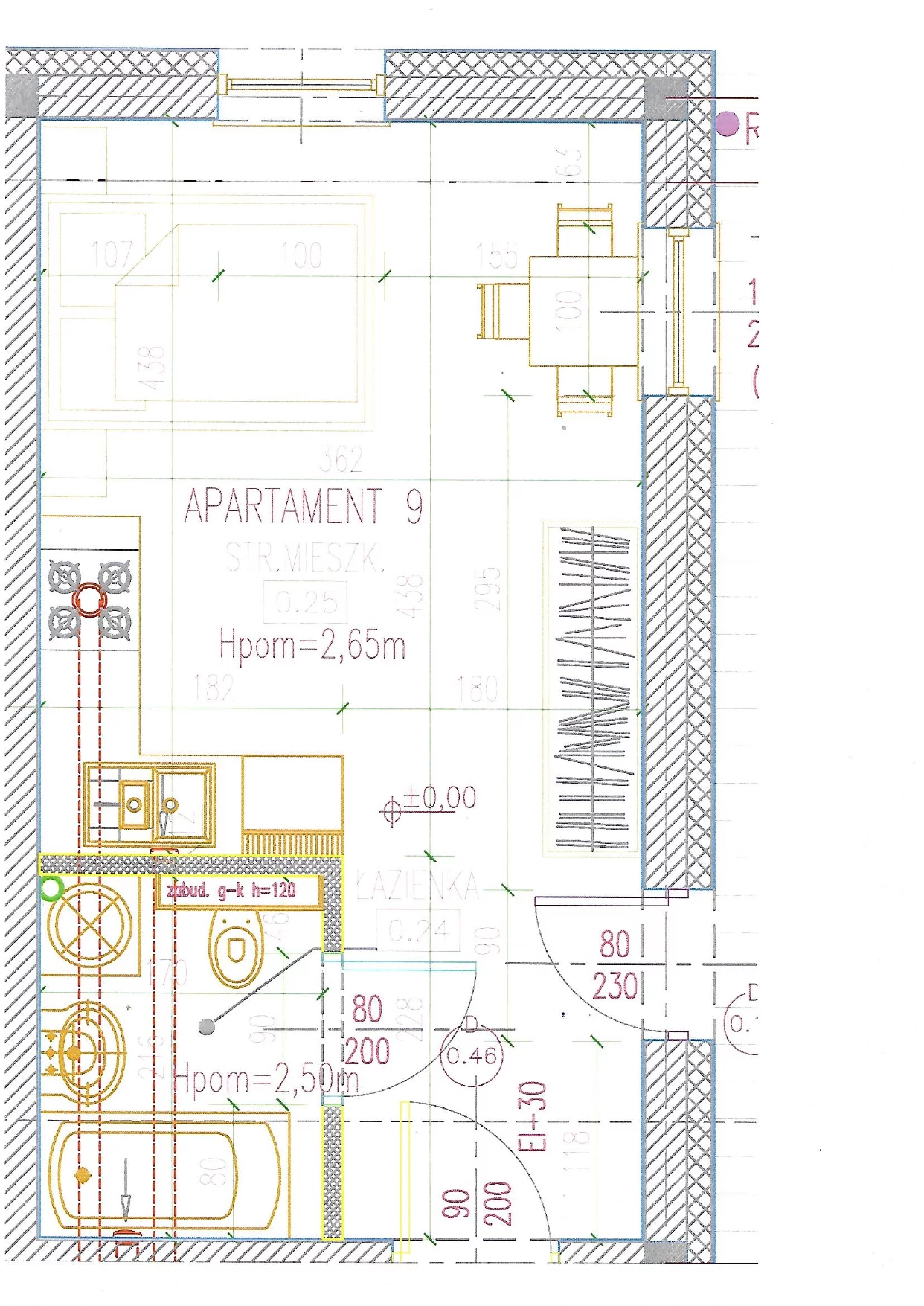 Apartament 23,63 m², parter, oferta nr 9, Perła Mórz, Sianożęty, ul. Lotnicza 1