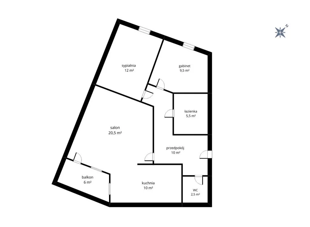 3 pokoje, mieszkanie 70,60 m², piętro 1, oferta nr , 54017/2517/OMS, Warszawa, Białołęka, Białołęka, Strumykowa