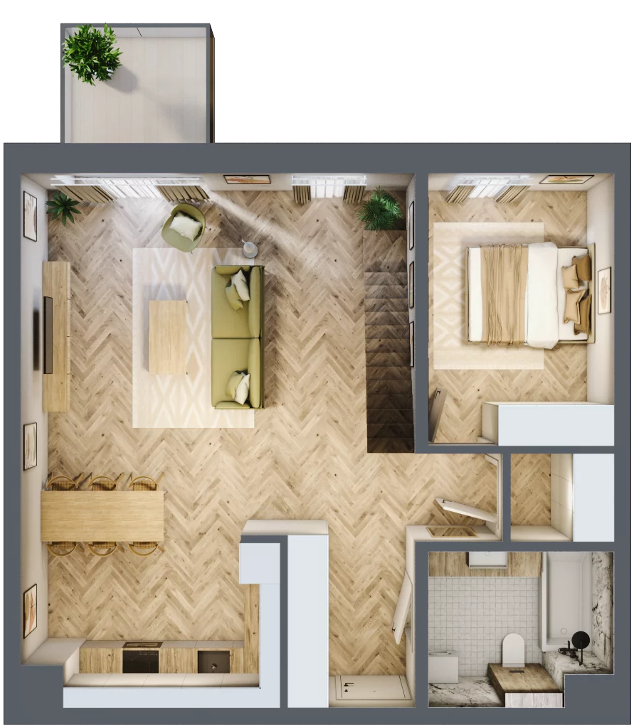 4 pokoje, mieszkanie 110,83 m², piętro 4, oferta nr A92, Nowy Reden, Dąbrowa Górnicza, Reden, ul. Przemysłowa