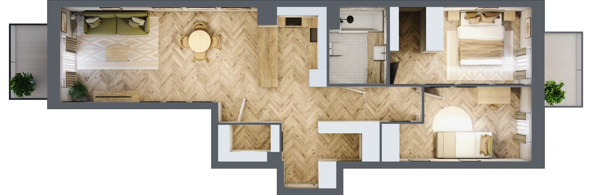 3 pokoje, mieszkanie 74,19 m², piętro 2, oferta nr M63, Nowa Częstochowa Mościckiego, Częstochowa, Częstochówka-Parkitka, ul. Mościckiego