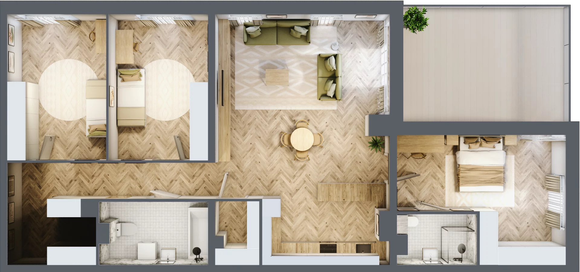 4 pokoje, mieszkanie 121,22 m², piętro 5, oferta nr M42, Nowa Częstochowa Mościckiego, Częstochowa, Częstochówka-Parkitka, ul. Mościckiego
