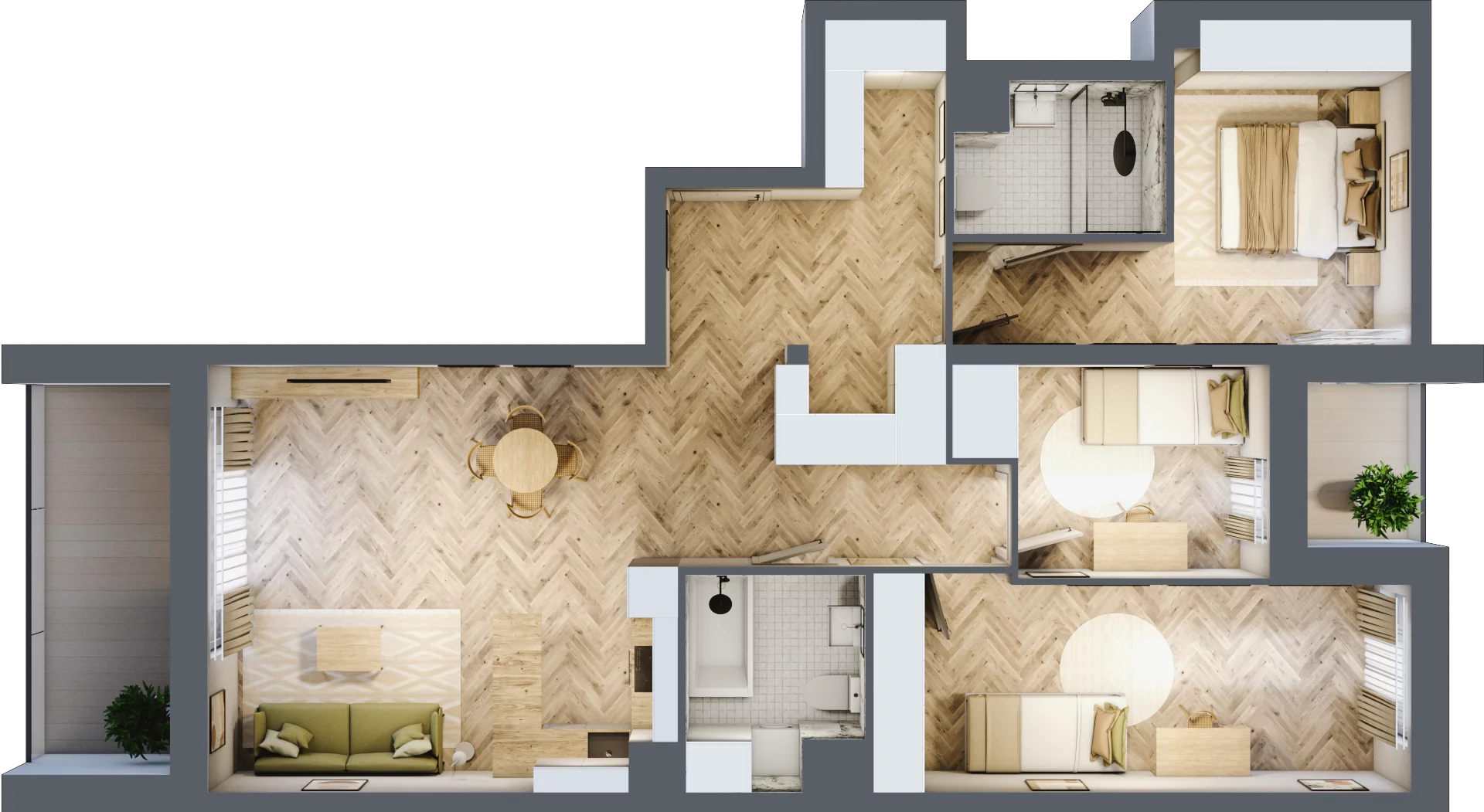 4 pokoje, mieszkanie 91,64 m², piętro 5, oferta nr M45, Nowa Częstochowa Mościckiego, Częstochowa, Częstochówka-Parkitka, ul. Mościckiego