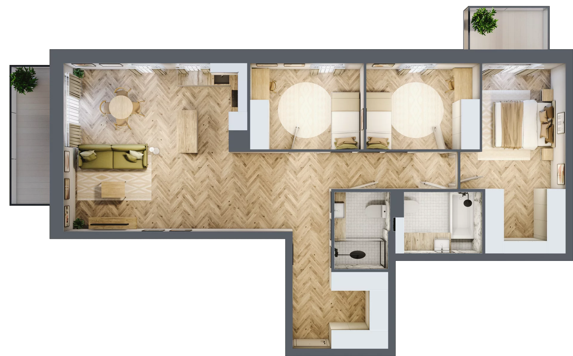 4 pokoje, mieszkanie 100,03 m², piętro 4, oferta nr M37, Nowa Częstochowa Mościckiego, Częstochowa, Częstochówka-Parkitka, ul. Mościckiego