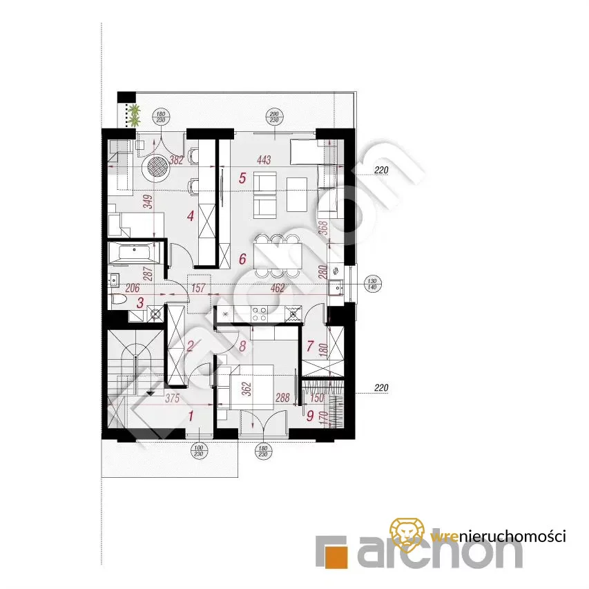 Dom 71,74 m², oferta nr , 495421, Wrocław, Psie Pole-Zawidawie, Zakrzów, Paryska