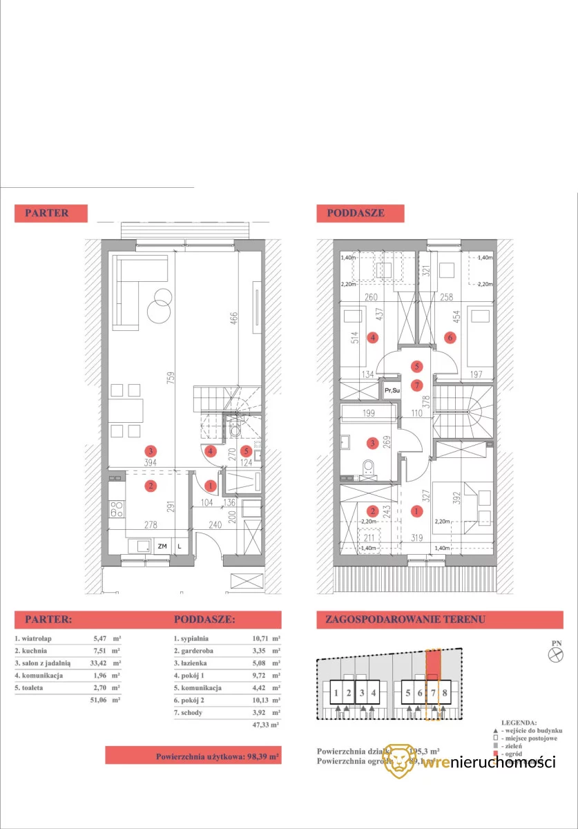 Dom segment środkowy 98,47 m², Wrocław, Polanowice-Poświętne-Ligota, Polanowice, Białych Tygrysów, Sprzedaż