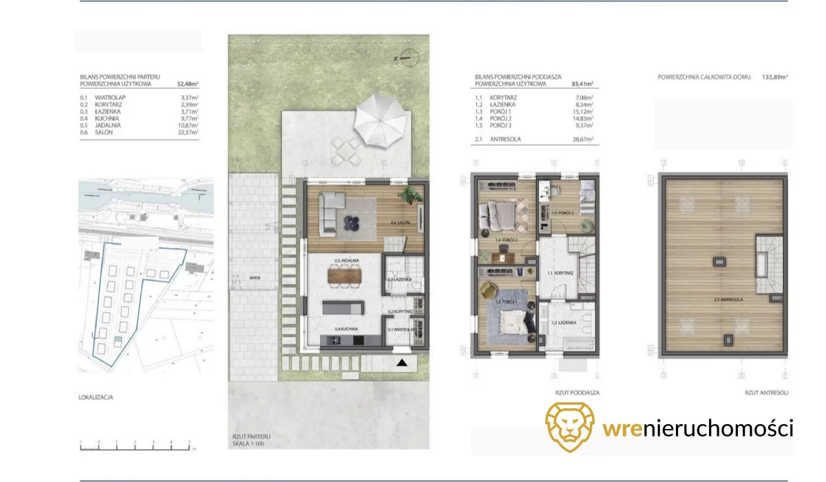 Dom szeregowy 131,20 m², Wrocław, Księże, Opatowice, Opatowicka, Sprzedaż