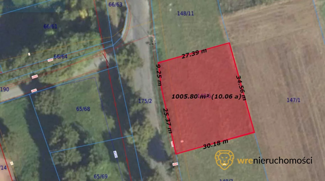 Działka 1 000,00 m², oferta nr , 823076, Cieśle