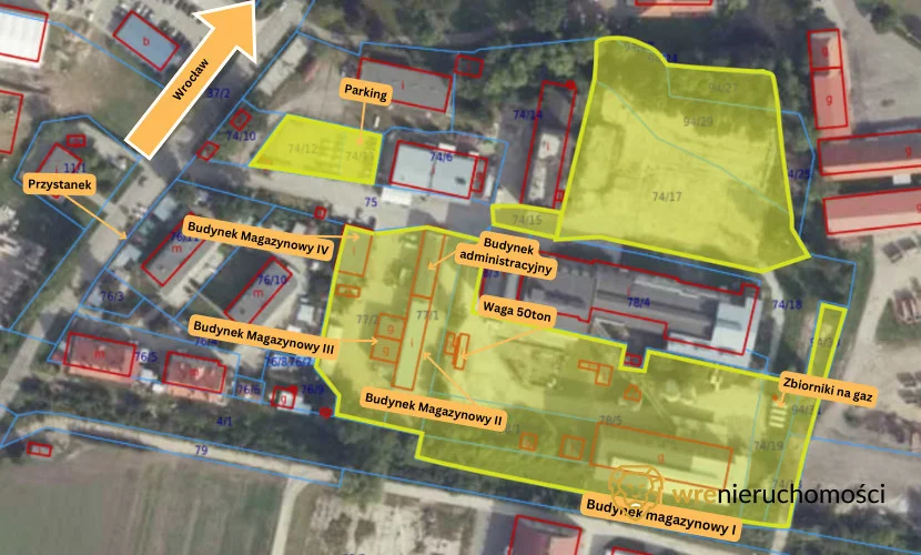 Działka 22 100,00 m², Kondratowice, Długa, Sprzedaż