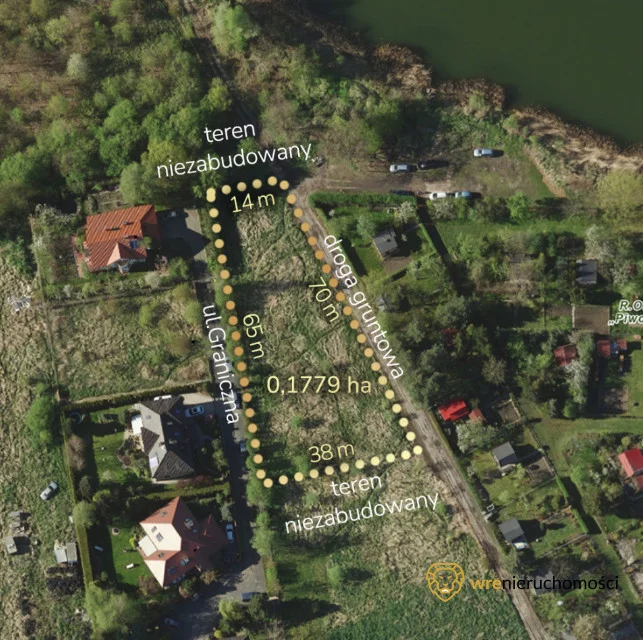 Działka 1 779,00 m², Wrocław, Jerzmanowo-Jarnołtów-Strachowice-Osiniec, Strachowice, Graniczna, Sprzedaż