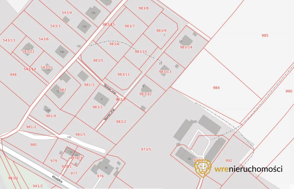 Działka 1 787,00 m², oferta nr , 788901, Ołdrzychowice Kłodzkie, Słoneczna