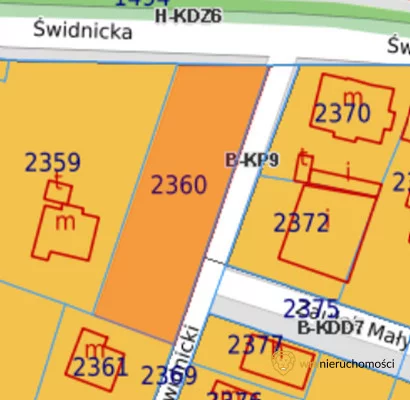 Działka 1 300,00 m², oferta nr , 676246, Sobótka, Świdnicka