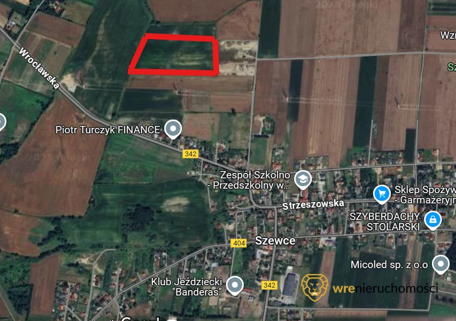 Działka 44 200,00 m², oferta nr , 837641, Szewce