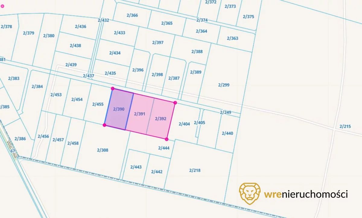 Działka 3 607,00 m², Wróblowice, Sprzedaż