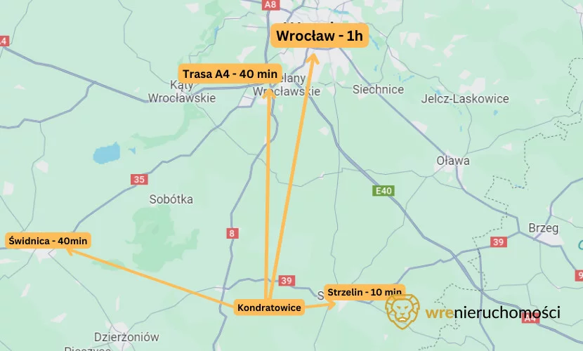 Działka 22 150,00 m², Wrocław, Krzyki-Partynice, Krzyki, Sprzedaż