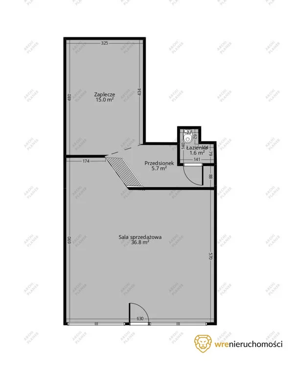 Lokal użytkowy 58,00 m², oferta nr , 218907, Wrocław, Biskupin-Sępolno-Dąbie-Bartoszowice, Śródmieście, Cypriana Kamila Norwida