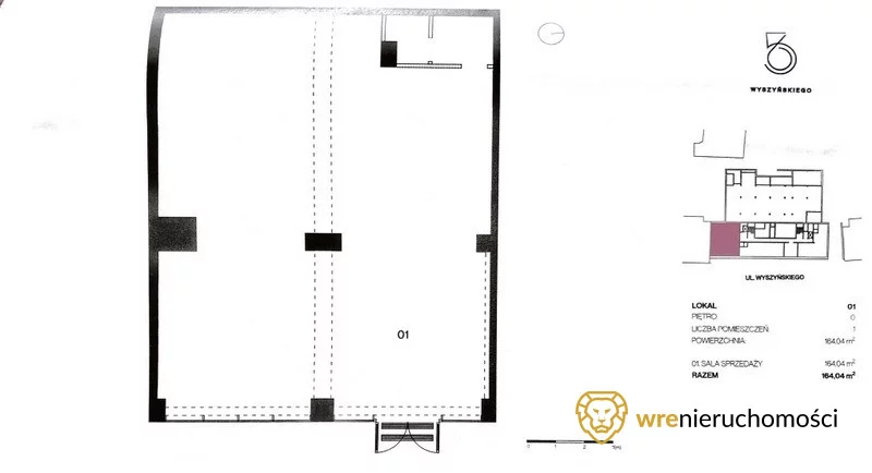 Lokal użytkowy na sprzedaż, 164,04 m², oferta nr 626294