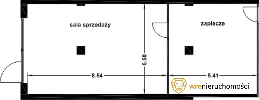 Lokal użytkowy 75,29 m², Wrocław, Szczepin, Legnicka, Sprzedaż