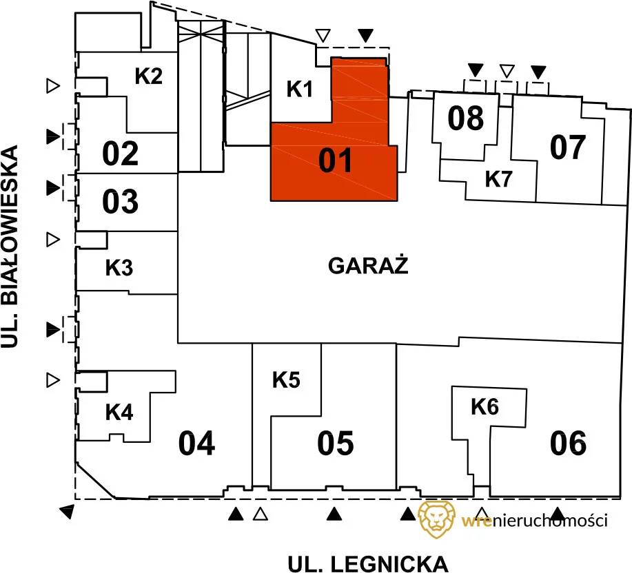 Lokal użytkowy 175,31 m², oferta nr , 175666, Wrocław, Szczepin, Legnicka-idx