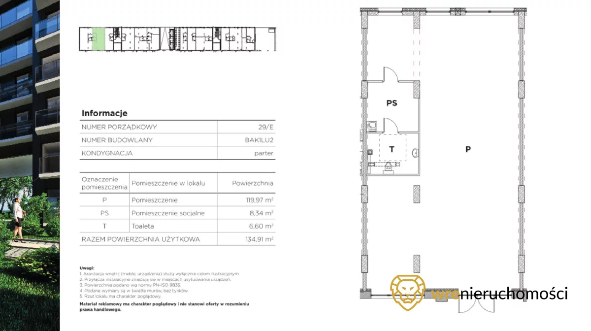 Lokal użytkowy na sprzedaż, 134,91 m², oferta nr 591947