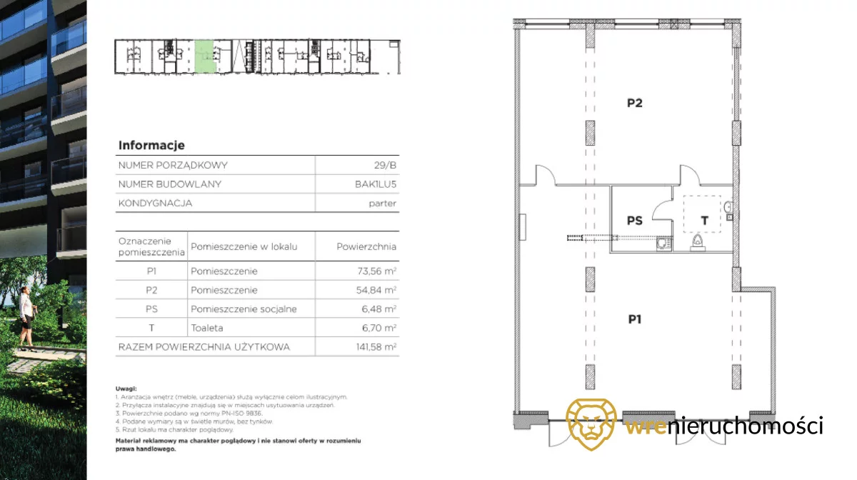 Lokal użytkowy 141,58 m², oferta nr , 776529, Wrocław, Mieszczańska-idx