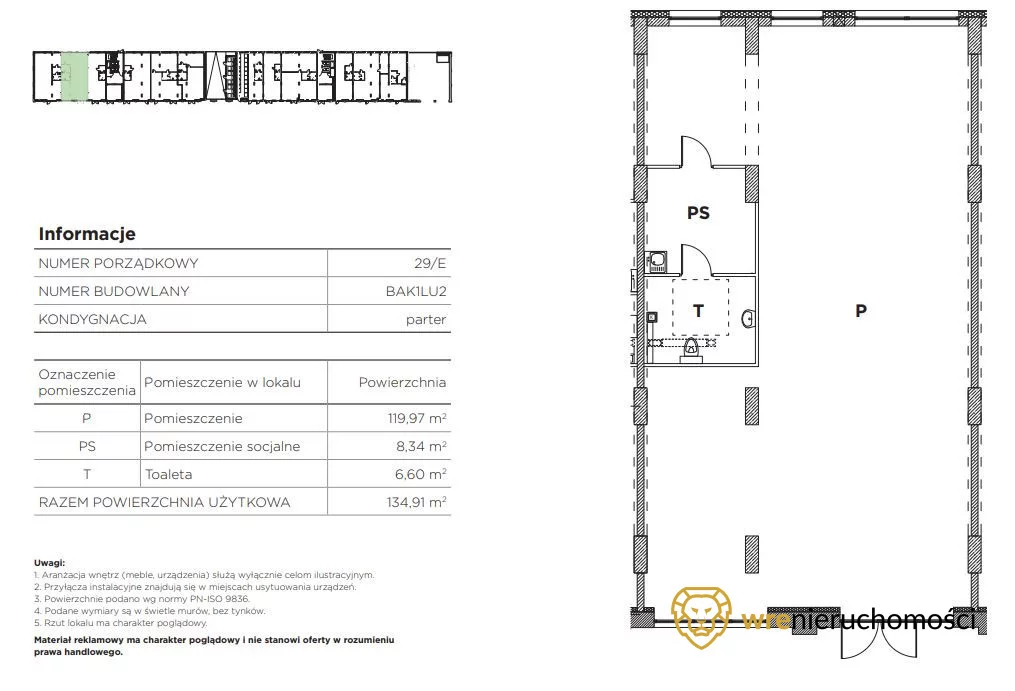 Lokal użytkowy 134,91 m², oferta nr , 243795, Wrocław, Mieszczańska