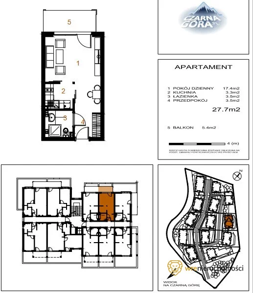 1 pokój, mieszkanie 27,47 m², parter, oferta nr , 326880, Biała Woda