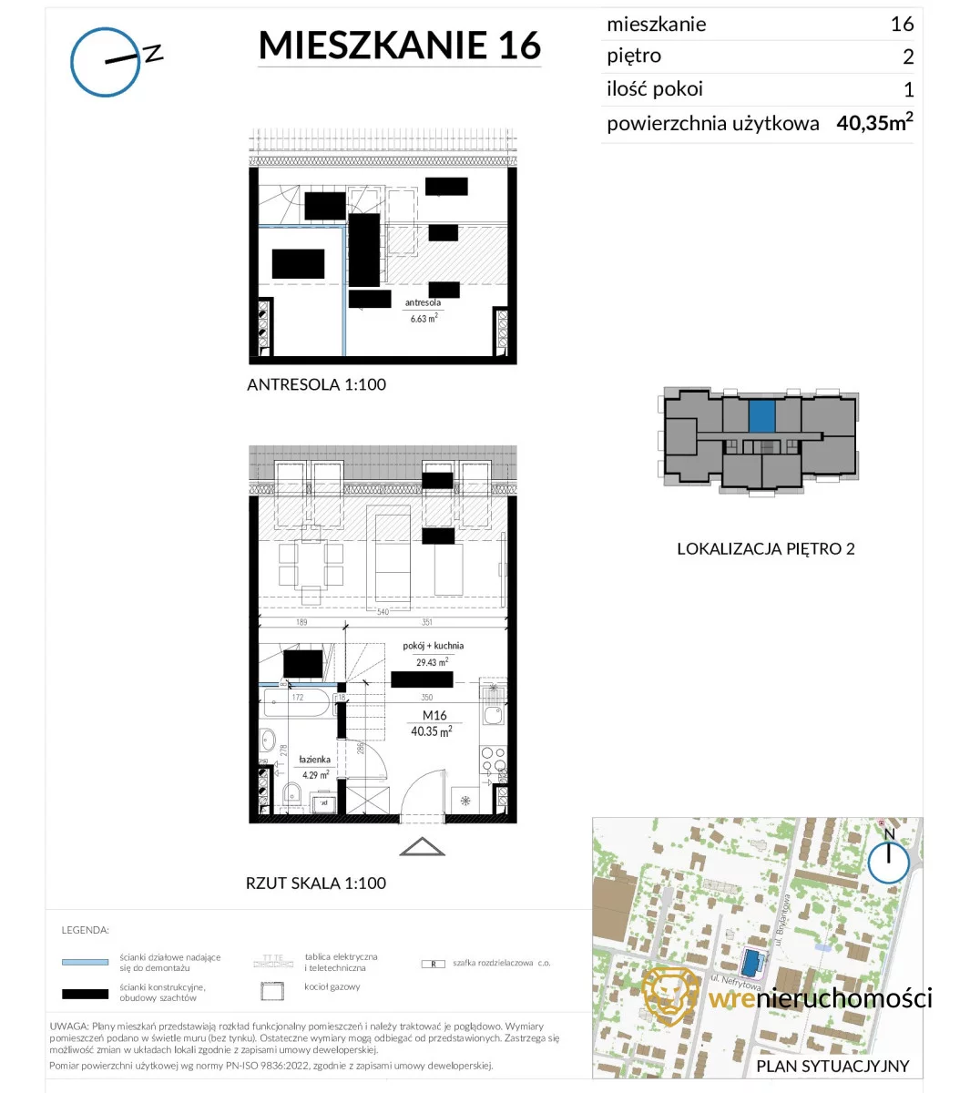 1 pokój, mieszkanie 40,35 m², piętro 1, oferta nr , 748330, Wrocław, Ołtaszyn, Brylantowa