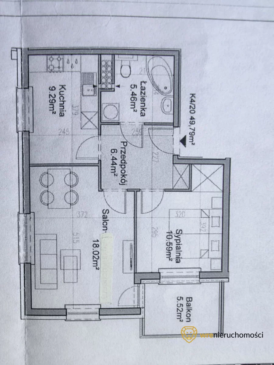 2 pokoje, apartament 50,01 m², piętro 4, oferta nr , 680646, Wrocław, Sołtysowice, Adama Jerzego Czartoryskiego