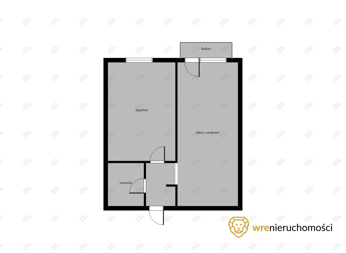 2 pokoje, mieszkanie 37,04 m², piętro 3, oferta nr , 229591, Wrocław, Jagodno, Beaty Artemskiej