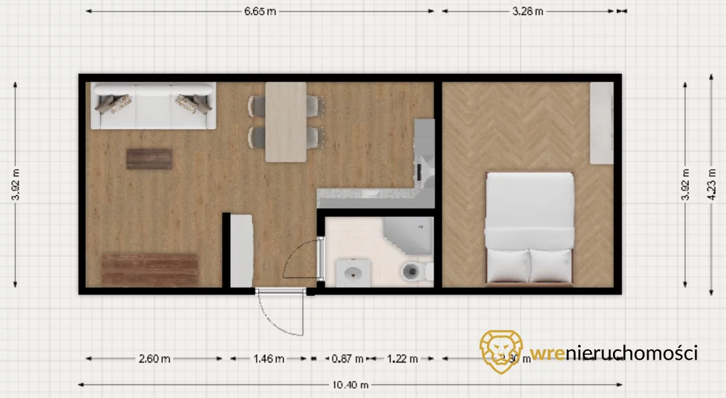 2 pokoje, mieszkanie 36,50 m², piętro 11, oferta nr , 845215, Wrocław, Gądów-Popowice Południowe, Popowice, Białowieska