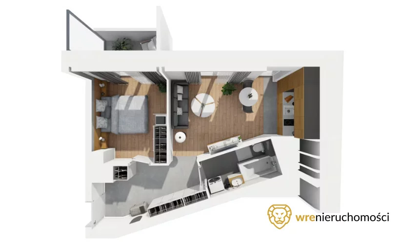 Mieszkanie 38,81 m², piętro 1, oferta nr , 589920, Wrocław, Stare Miasto, Gwarna-idx