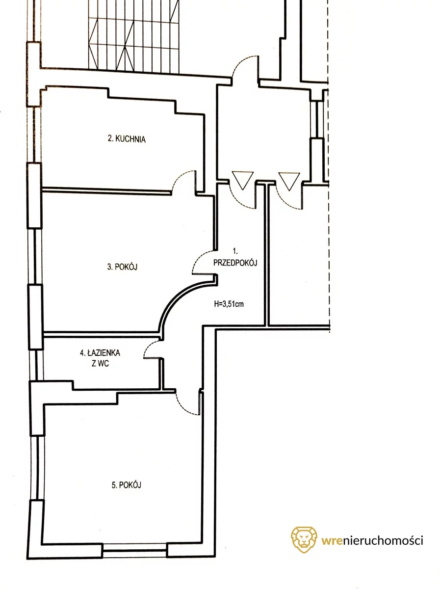2 pokoje, mieszkanie 74,89 m², piętro 3, oferta nr , 586114, Wrocław, Stare Miasto, Tadeusza Kościuszki