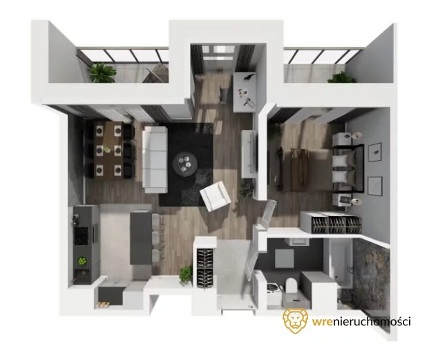 2 pokoje, mieszkanie 47,97 m², piętro 4, oferta nr , 617316, Wrocław, Nadodrze, Władysława Reymonta