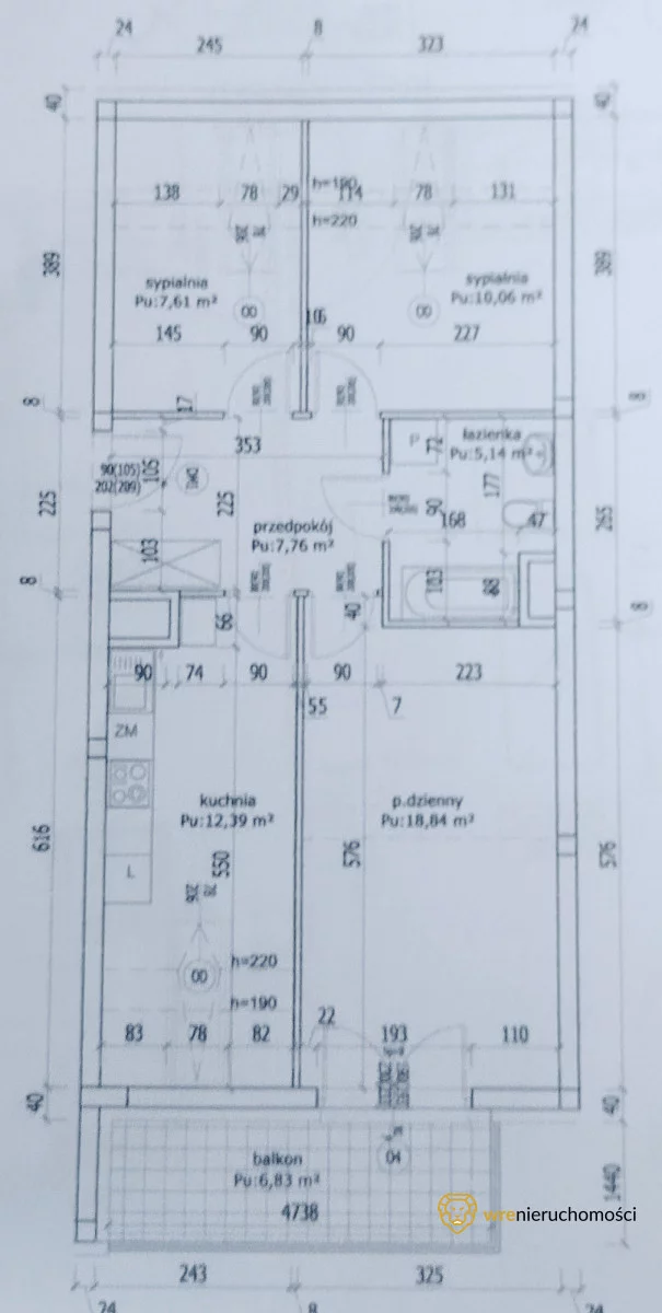 3 pokoje, apartament 61,80 m², piętro 2, oferta nr , 686629, Wrocław, Maślice, Ostródzka