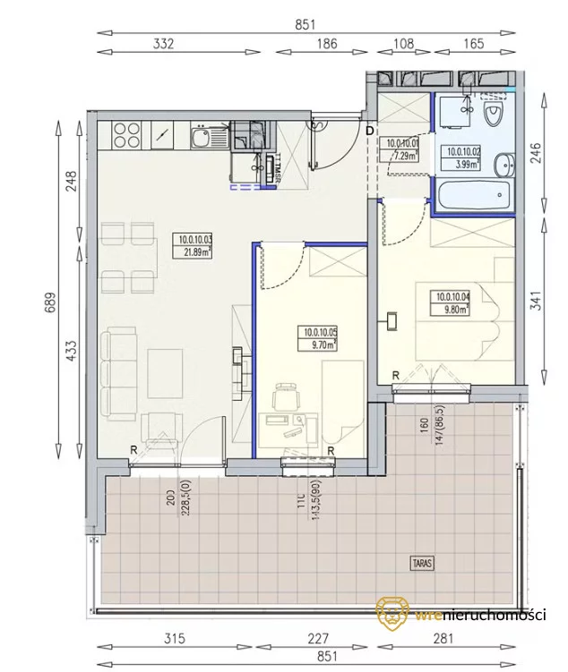 Apartamenty 486714 Wrocław Krzyki-Partynice Przyjaźni