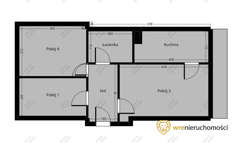 3 pokoje, mieszkanie 48,00 m², piętro 2, oferta nr , 100595, Kluczbork, Słowackiego