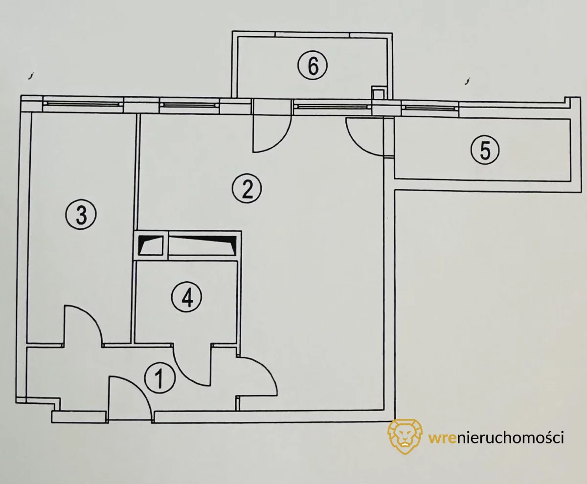 3 pokoje, mieszkanie 50,07 m², piętro 5, oferta nr , 312718, Wrocław, Muchobór Mały, Strzegomska