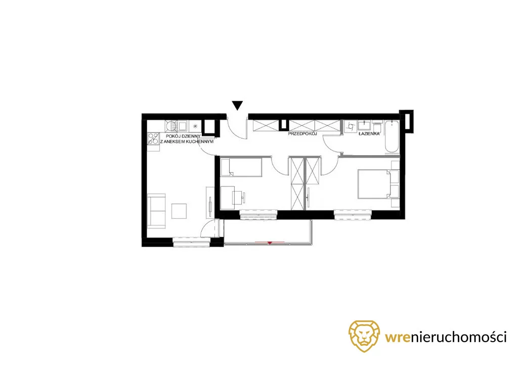 3 pokoje, mieszkanie 52,00 m², piętro 3, oferta nr , 956445, Wrocław