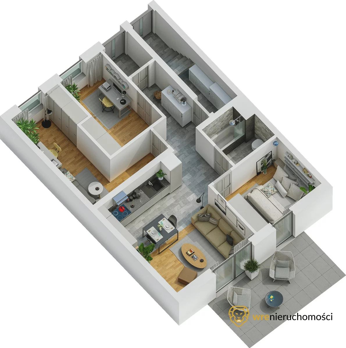4 pokoje, mieszkanie 63,83 m², parter, oferta nr , 932523, Środa Śląska, Kolejowa